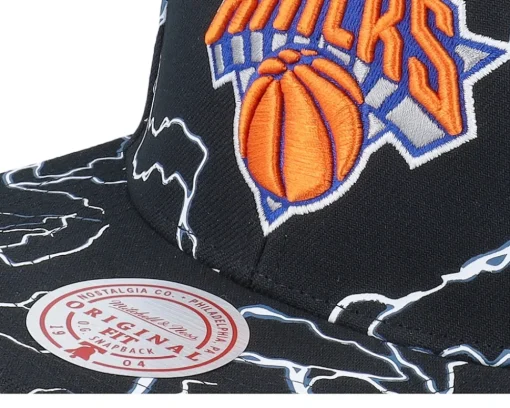 Snapback-Mitchell & Ness New York Knicks Storm Season Snapback - Black