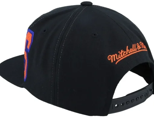 Snapback-Mitchell & Ness New York Knicks Varsity Bust Snapback - Black