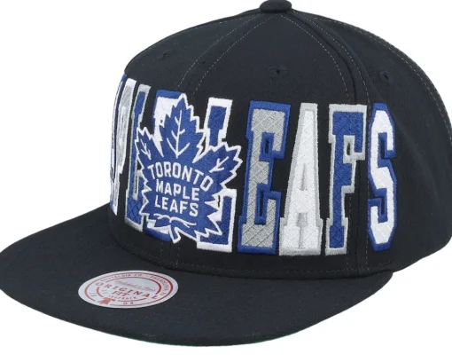 Snapback-Mitchell & Ness New York Knicks Varsity Bust Snapback - Black