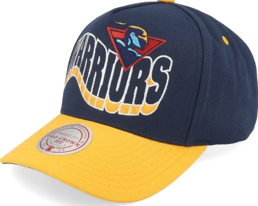 Adjustable-Mitchell & Ness New York Knicks Wavy Pro /Orange A-frame Adjustable - Blue