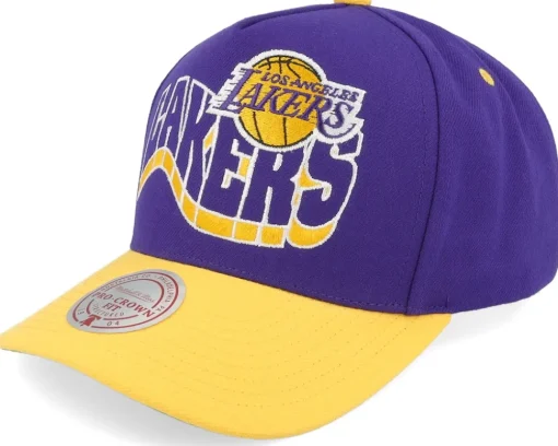 Adjustable-Mitchell & Ness New York Knicks Wavy Pro /Orange A-frame Adjustable - Blue