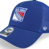 Clearance 47 Brand New York Rangers Branson Mvp Royal/White Trucker -