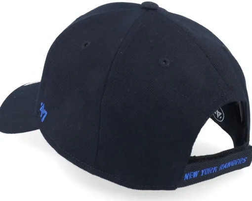 Adjustable-47 Brand New York Rangers Mvp Black/White Adjustable -