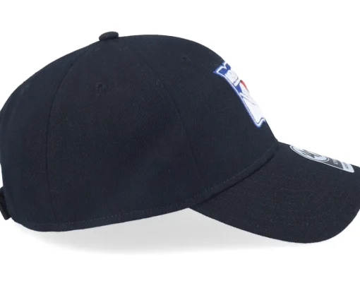 Adjustable-47 Brand New York Rangers Mvp Black/White Adjustable -