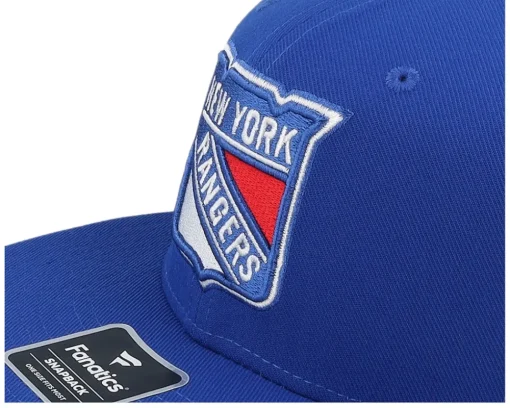 Snapback-Fanatics New York Rangers Primary Logo Deep Royal Snapback - Blue