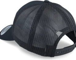 Trucker-Iconic New York Silver Patck Black A-frame Trucker -