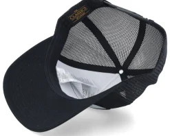 Trucker-Iconic New York Silver Patck Black A-frame Trucker -