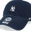 Outlet 47 Brand New York Yankees Base Runner Clean Up Navy/White Adjustable - Blue