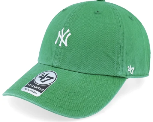 Sale 47 Brand New York Yankees Base Runner Clean Up Kelly Dad Cap - Green