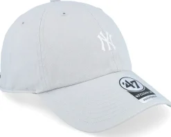 Outlet 47 Brand New York Yankees Base Runner Clean Up Dad Cap - Grey