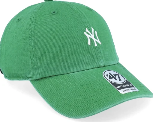 Sale 47 Brand New York Yankees Base Runner Clean Up Kelly Dad Cap - Green