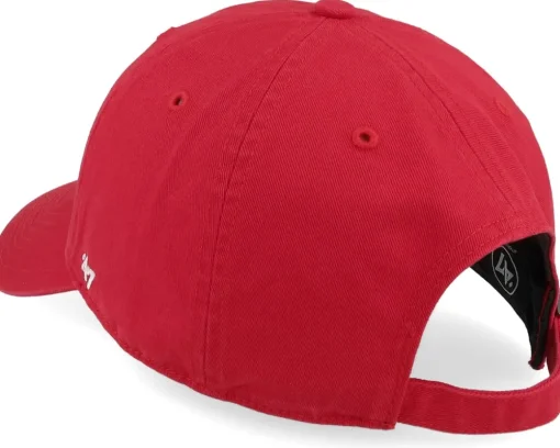 Dad Cap-47 Brand New York Yankees Base Runner Clean Up Dad Cap - Red