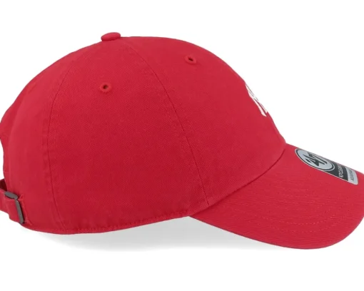Dad Cap-47 Brand New York Yankees Base Runner Clean Up Dad Cap - Red