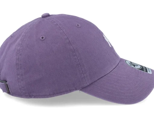 Sale 47 Brand New York Yankees Base Runner Clean Up Iris Dad Cap - Purple