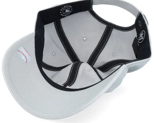 Outlet 47 Brand New York Yankees Base Runner Clean Up Dad Cap - Grey