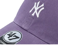Sale 47 Brand New York Yankees Base Runner Clean Up Iris Dad Cap - Purple