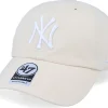 Dad Cap-47 Brand New York Yankees Clean Up Natural/White Adjustable -