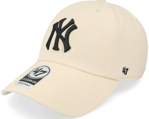 Dad Cap-47 Brand New York Yankees Clean Up Natural Dad Cap -