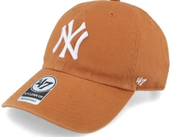 Best 47 Brand New York Yankees Clean Up Burnt Orange Adjustable -