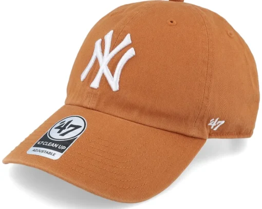 Best 47 Brand New York Yankees Clean Up Burnt Orange Adjustable -