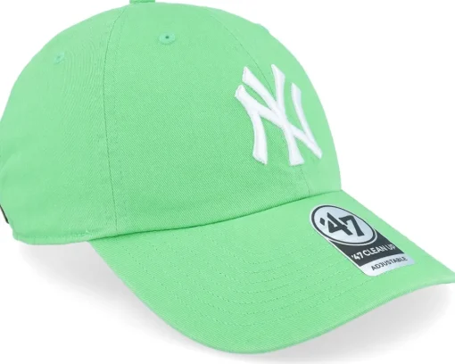 Dad Cap-47 Brand New York Yankees Clean Up Green Apple Dad Cap -