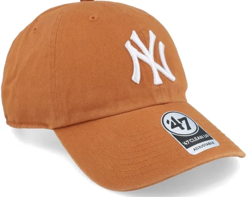 Best 47 Brand New York Yankees Clean Up Burnt Orange Adjustable -