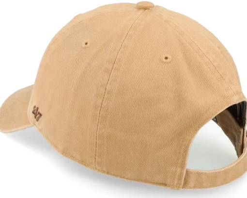Dad Cap-47 Brand New York Yankees Clean Up Camel Dad Cap - Beige