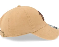 Dad Cap-47 Brand New York Yankees Clean Up Camel Dad Cap - Beige