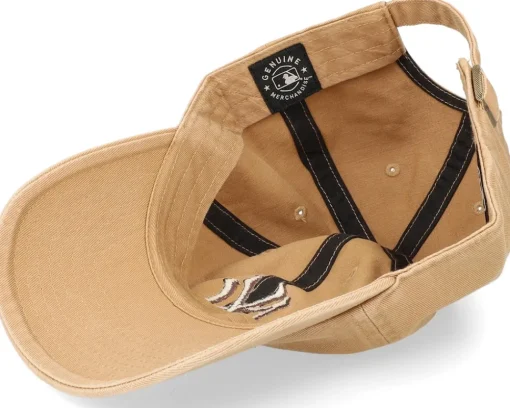 Dad Cap-47 Brand New York Yankees Clean Up Camel Dad Cap - Beige