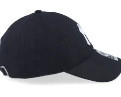 Dad Cap-47 Brand New York Yankees Matte Finish Clean Up Black Dad Cap -