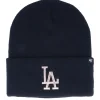 Cuff Beanies-47 Brand New York Yankees Metallic Haymaker Knit Navy Cuff -