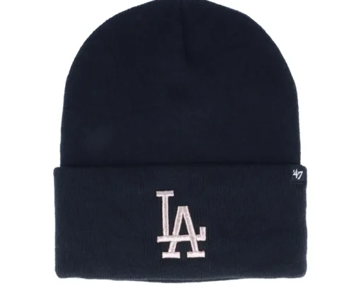 Cuff Beanies-47 Brand New York Yankees Metallic Haymaker Knit Navy Cuff -