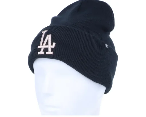 Cuff Beanies-47 Brand New York Yankees Metallic Haymaker Knit Navy Cuff -