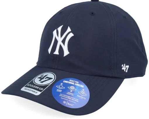 Dad Cap-47 Brand New York Yankees MLB 47 Clean Up Cap Navy Dad Cap -