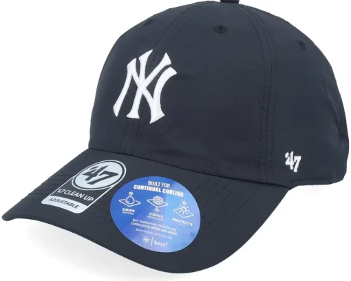 Best 47 Brand New York Yankees MLB 47 Clean Up Cap Black Dad Cap -