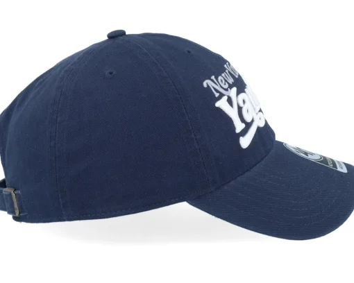 Dad Cap-47 Brand New York Yankees MLB 47 Clean Up Cap Navy Dad Cap -