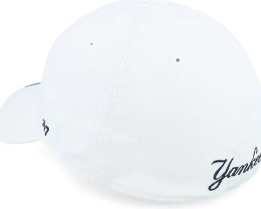 Outlet 47 Brand New York Yankees MLB 47 Franchise Cap White Unconstructed Fitted -