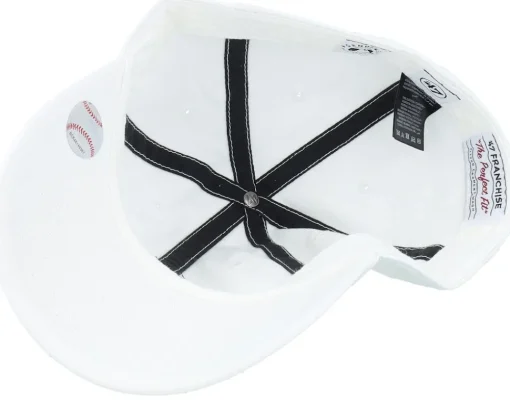 Outlet 47 Brand New York Yankees MLB 47 Franchise Cap White Unconstructed Fitted -