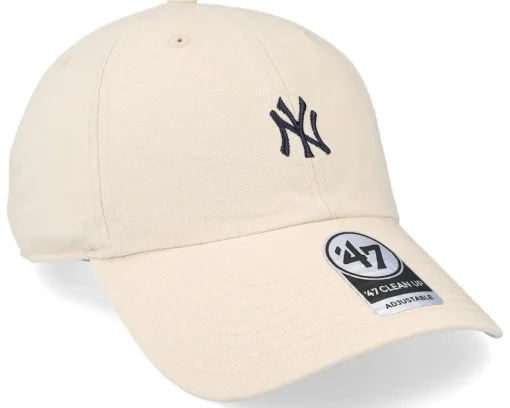 Online 47 Brand New York Yankees MLB Base Runner Clean Up Natural Dad Cap - Beige