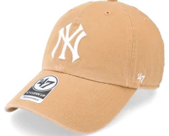 Dad Cap-47 Brand New York Yankees MLB Clean Up Camel Dad Cap -