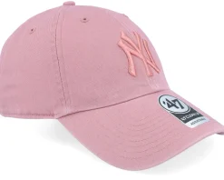Best 47 Brand New York Yankees MLB Clean Up Cap Mauve Dad Cap -