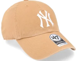 Dad Cap-47 Brand New York Yankees MLB Clean Up Camel Dad Cap -