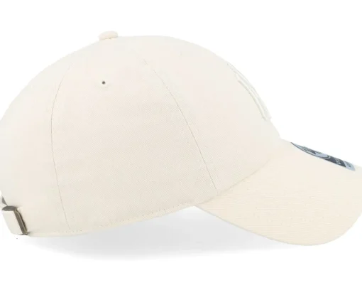 Dad Cap-47 Brand New York Yankees MLB Clean Up Cap Natural Dad Cap -