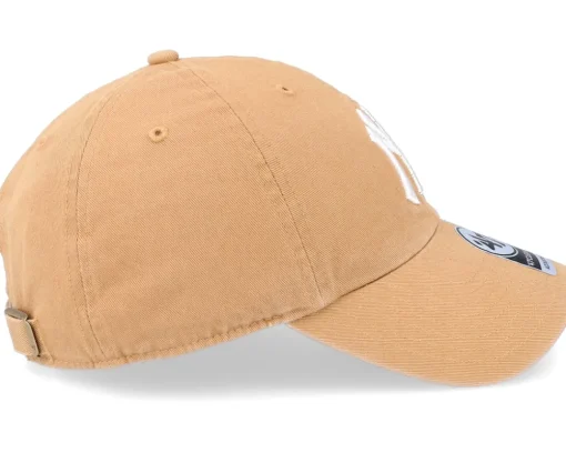 Dad Cap-47 Brand New York Yankees MLB Clean Up Camel Dad Cap -