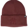 Fashion 47 Brand New York Yankees MLB Haymaker Dark Maroon Cuff - Red