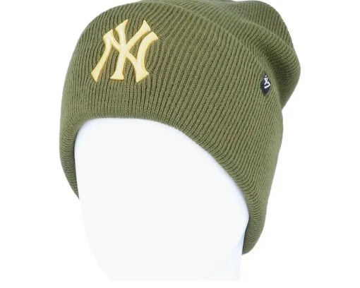 Cuff Beanies-47 Brand New York Yankees MLB Haymaker Sandalwood Cuff - Green