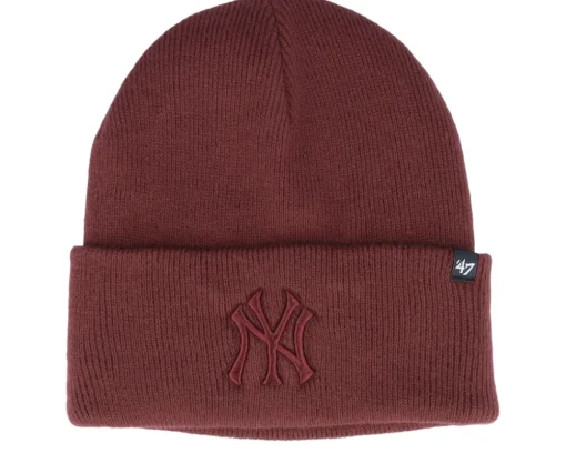 Cuff Beanies-47 Brand New York Yankees MLB Haymaker Sandalwood Cuff - Green
