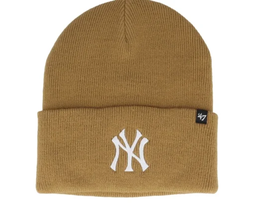 Cuff Beanies-47 Brand New York Yankees MLB Haymaker Sandalwood Cuff - Green