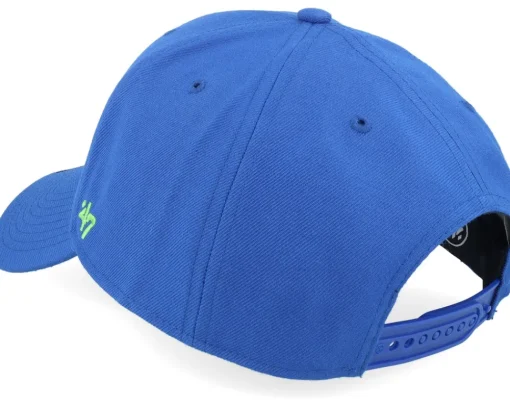 Adjustable-47 Brand New York Yankees MLB Mvp Cap Sonic Blue Dad Cap -