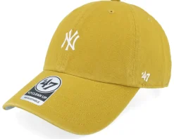 Dad Cap-47 Brand New York Yankees MLB Runner 47 Clean Up Goldenrod Dad Cap - Yellow
